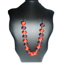 Handmade Moroccan Fabric Necklace "Marrakech"