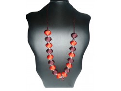 Handmade Moroccan Fabric Necklace "Marrakech"